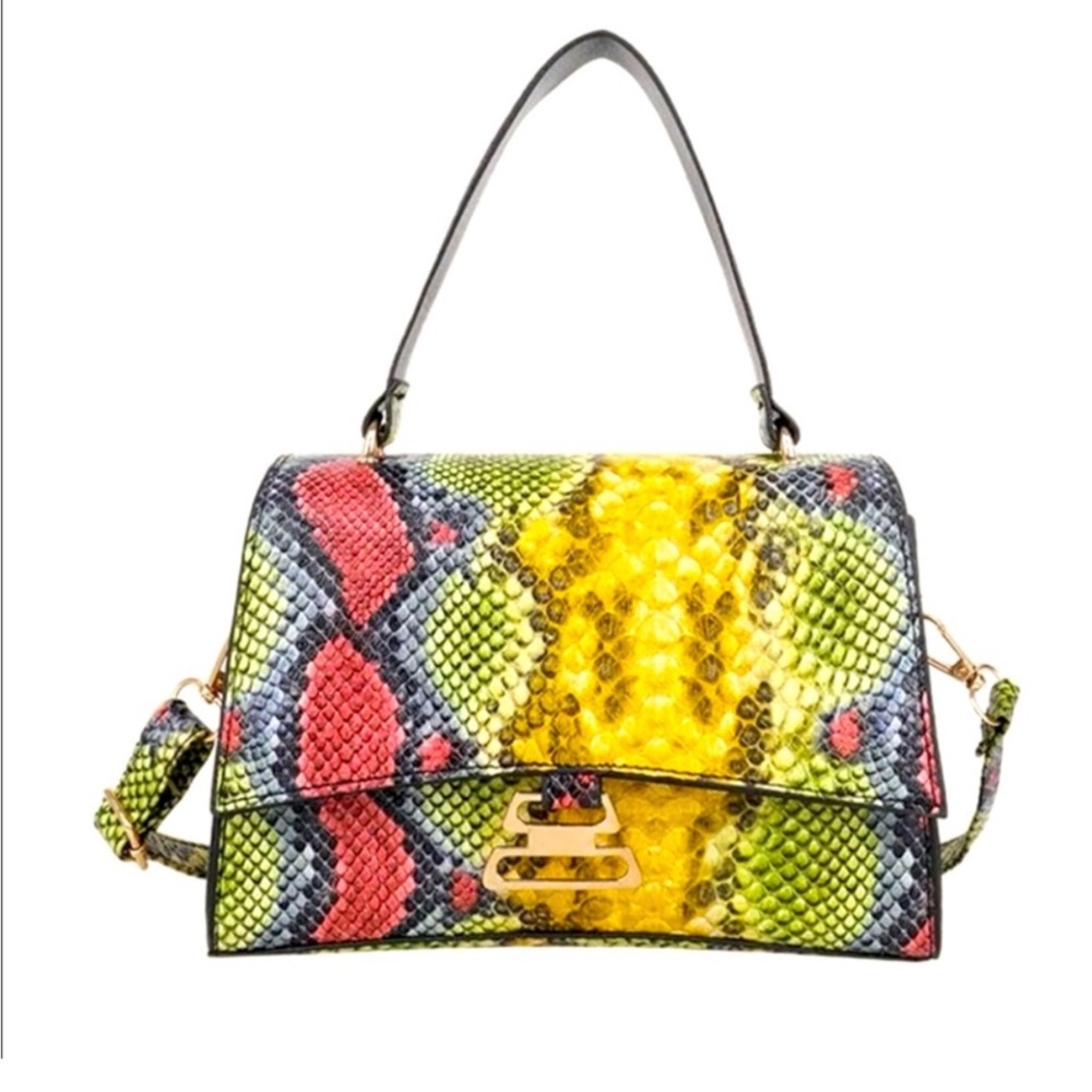 Shein Snakeskin Print Small Satchel Bag